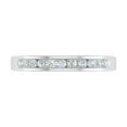 thumbnail image 3 of 0.23 Carat Channel Set Diamond Wedding Band Ring in 14K White Gold (Ring Size 6) (I1-I2 Clarity), 3 of 4