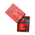 thumbnail image 3 of Taza de cerámica navideña, taza de Navidad, regalo de Navidad, vajilla de mesa de dibujos animados, regalo de cumpleaños para Festival, taza novedosa, Rojo, 3 of 10