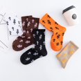 thumbnail image 5 of 1 par de calcetines de moda urbana con crucifijo espinoso latino para calcetines de algodón Cross Rood, 5 of 5
