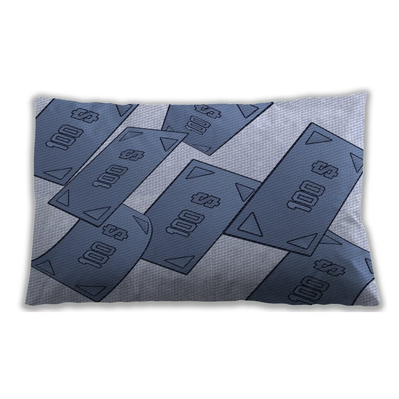 Ahgly Company Outdoor Rectangular Contemporary Lumbar Throw Pillow, 13 inch by 19 inch