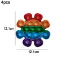 thumbnail image 2 of Máquina de burbujas de descompresión para niños educativos de 4 piezas Música redonda Girasol-Arco iris Adepaton CPB-DE-WX607-12, 2 of 5