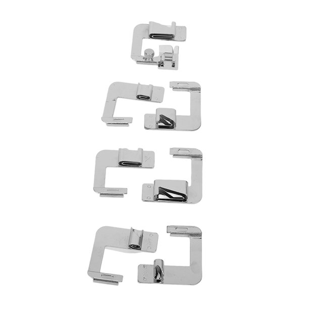 Prensatelas para dobladillo enrollado, kit de 7 piezas de prensatelas para dobladillo enrollado, prensatelas para dobladillo enrollado, solución innovadora