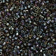 thumbnail image 2 of Miyuki Delica Seed Beads – Size 11/0 (1.6 mm), DB0180, Transp. Brown AB, 7.2 g, Approx. 1440 Beads, 2 of 7