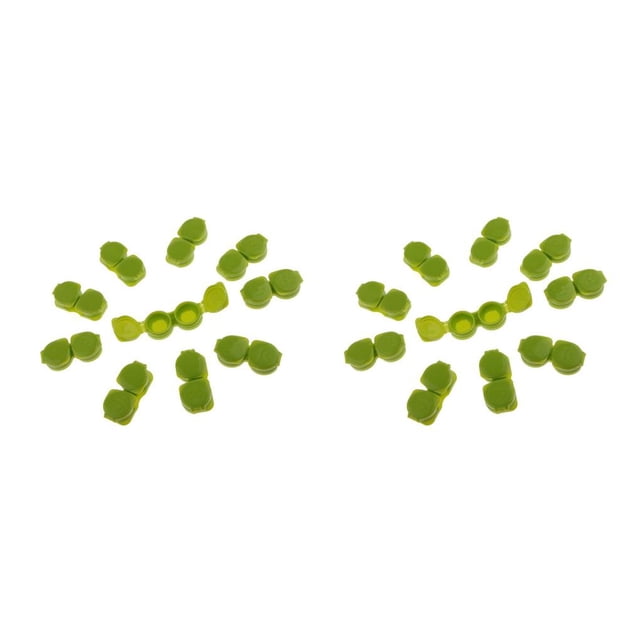 Sonducket Estuche para lentes de 10 piezas con tapas de integración y contenedor portátil y seguro con indicación impresa Type4 NO4