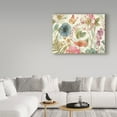 thumbnail image 3 of Trademark Fine Art 'Rainbow Seeds Flowers I Wood Cream' Canvas Art by Lisa Audit, 3 of 3