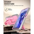 thumbnail image 4 of Poetic Revolution Case for Moto G Power 5G 2025 [Not Fit 2024 Version], [Slide Camera Cover], Full-Body Cover with Kickstand and Built-in-Screen Protector, Pink, 4 of 5