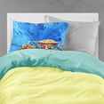 thumbnail image 2 of Carolines Treasures MW1163PILLOWCASE Big Spash Crab in blue Fabric Standard Pillowcase Standard multicolor, 2 of 2