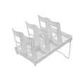 thumbnail image 4 of Portavasos para enjuague bucal, dispensador de tazas de café, dispensador de vasos de papel, dispensador de vasos de baño para Hotel, baño, oficina, Fila doble blanca, 4 of 8