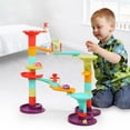 thumbnail image 2 of Children Marble Run Set Funny Building Block Toy Development Toy with 5PCS Balls, 2 of 10