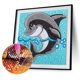 thumbnail image 1 of Cuadros Decorativos Bricolaje diamante pintura completo redondo cristal taladro animal decoración para niños (DX052) Wdftyju embutido en tela, 1 of 8