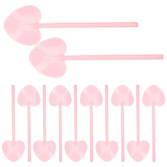 Guichaokj 100 Pcs Disposable Plastic Mousse Spoons Bulk Flatware Party Tableware Pudding Forks for Events