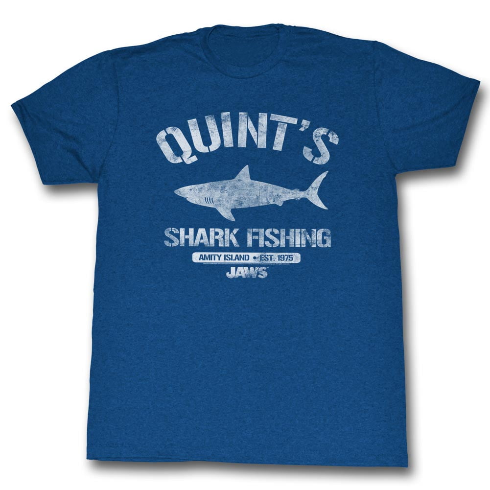 Jaws Movie Quint's Shark Charter Since 75 Adult T Shirt Great Classic 