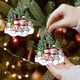 thumbnail image 1 of Ireezec 2D Christmas Tree Ornaments, Acrylic Hanging Decorations for Holiday Party, Festive Home Decor, Car Mirror Pendant, Gift for Christmas Decorations, 1 of 6