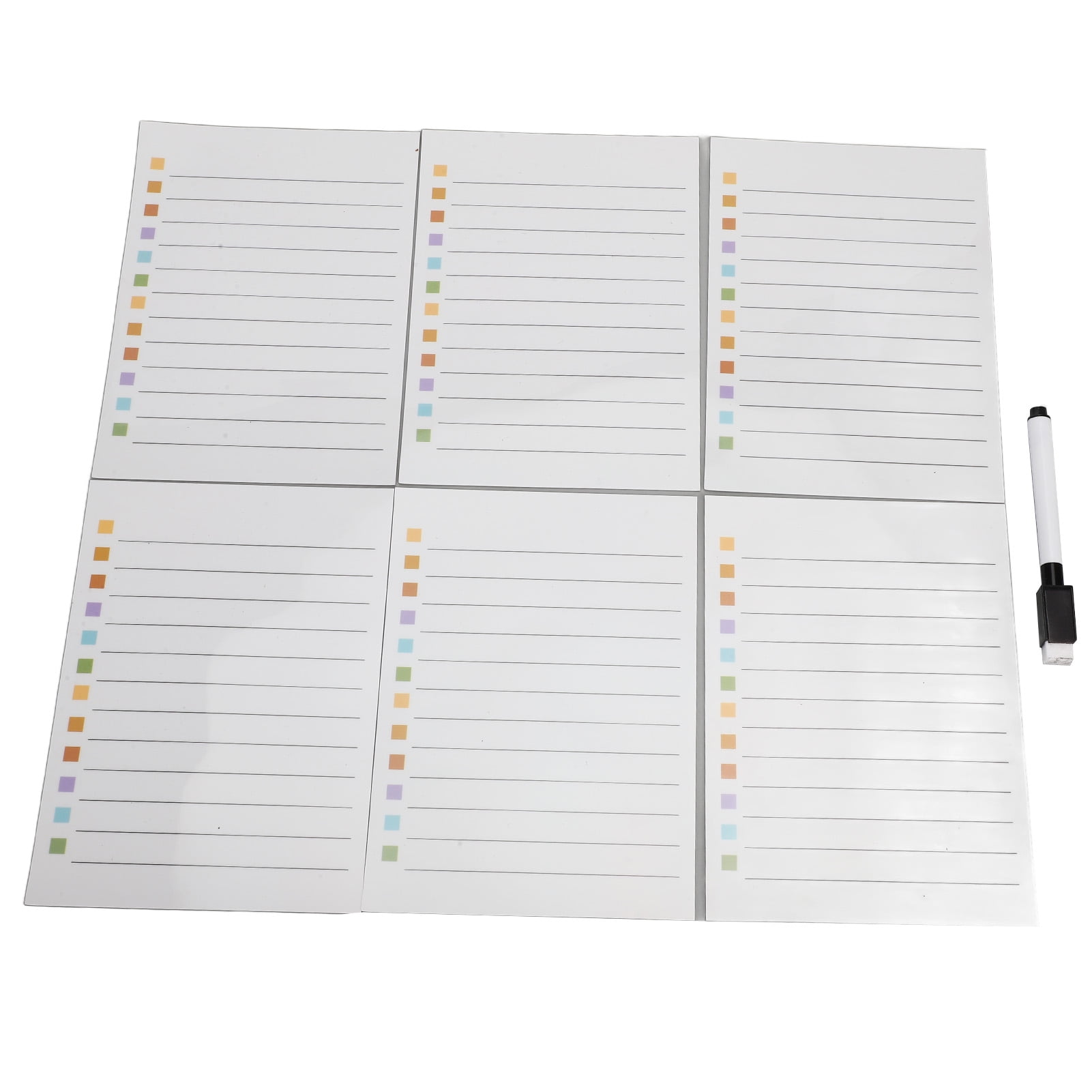 Whiteboard Erasable Schedule List, Super Stickiness Practical Washable Dry Erase Board Sticker  for Classroom