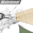 thumbnail image 3 of Bearachild Toldo de jardín Triangular Patio Sun Shade Sail Impermeable Garaje Toldo Refugio para exteriores Jardín y Patio Verde Bearachild HA006955-02, 3 of 6