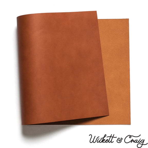 Wickett & Craig English Bridle Leather Panels, Tan