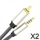 thumbnail image 1 of Cable coaxial de audio y vídeo,Cable de audio y vídeo coaxial digital,Cables coaxiales RCA a conector de 3,5 mm macho a macho,Equipos de cable estéreo auxiliares electrónicos,Amplificador, 1 of 6