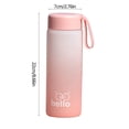 thumbnail image 3 of Botella de Agua Deportiva de 650 Ml (21,9 Oz), a Prueba de Fugas, Motivacional, con Correa Portátil, de Plástico Semitransparente Esmerilado | Gran Capacidad para Gimnasio, Acampada, Senderismo y Fit, 3 of 6