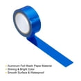 thumbnail image 3 of Uxcell 15mmx5m Metallic Foil Masking Washi Tape Art Craft Decoration, Dark Blue 2 Roll, 3 of 5