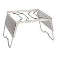 thumbnail image 1 of Stainless Steel Folding Lifting Windproof Grill 5 Levels Height Adjustable Outdoor Multifunctional Stoves Bracket Portable Camping Picnic Pot Rack with Storage Bag, 1 of 8