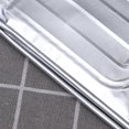 thumbnail image 1 of FOMIYES Protector De Aceite Para Cocina De Aluminio Con Paneles Plegables Y Superficie Antiadherente Plateada, 1 of 6