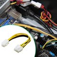 thumbnail image 3 of 10 Uds. Cable de extensión de conector de Cable de alimentación convertido de 4 pines a 8 pines, 3 of 6