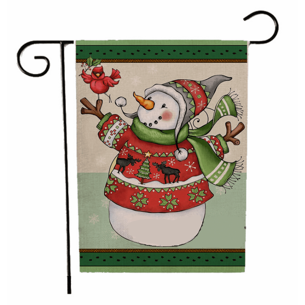 Merry Christmas Garden Flag, Double Sided Home Decorative Nativity Xmas ...