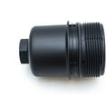 thumbnail image 2 of Engine Oil Filter Housing Cover Cap 06E115405H for Audi A6 A7 3.0L V6 2016-2018 Plastic Black, 2 of 7