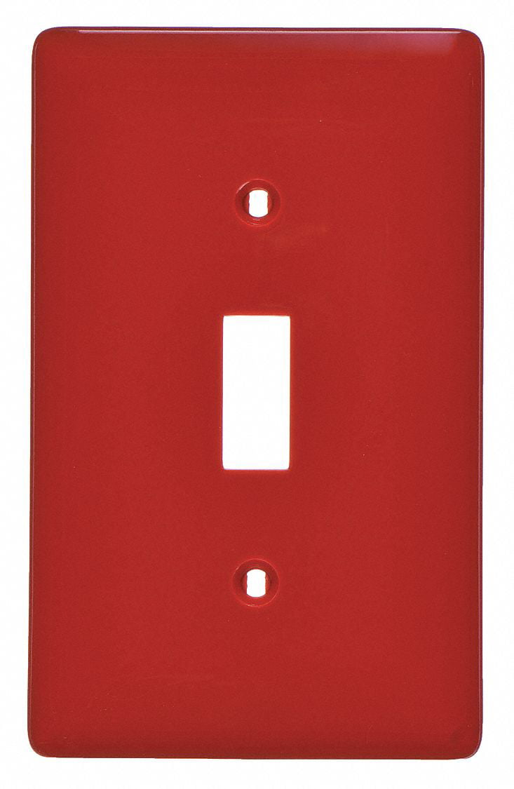 10 pack of RED Duplex Wall Plates 1 Gang Red HUBBELL WIRING DEVICE KELLEMS P8R 