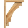thumbnail image 3 of Ekena Millwork 4"W x 20"D x 28"H Merced Block Rough Sawn Bracket w/ Offset Brace, Western Red Cedar, 3 of 25