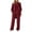 Red, variant on Wyzesi White Swim Shorts Suit Women Women's Casual Shoulder Irregular Party Elegant Two Piece Set Cargo Shorts Suit for Women Elastic Waistband Women Shorts Suit Casual Inseam Cargo