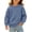 Blue, variant on Abtuhar Fall Pullover Sweatshirt for Children Crew Neck Solid Raglan Sleeve for 0-4 Years