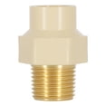 thumbnail image 1 of adaptador macho 1/2 pulgada beige b&k, 1 of 4