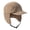 Khaki, variant on Stylish Ushanka Hat with Ear Warmer Outdoor Teens Streetwear Baseball Caps for Ski Cycling Quick Dry Winter Hat