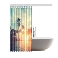 thumbnail image 2 of MKHERT Palm Tree Shower Curtain Waterproof Bath Curtain Decor 66x72 inch, 2 of 2