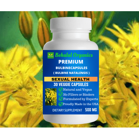 Bulbine 30 Quick Release Capsules - 500mg Per Capsule