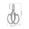thumbnail image 2 of Unique Bargains Garden Scissors Floral Shears Floral Scissor Gardening Pruning Shears Grey, 2 of 5