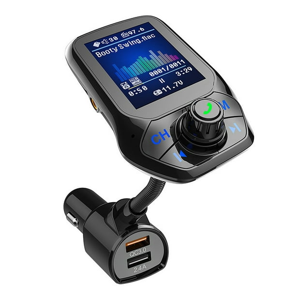 Hi Fancy Car Mp3 Player Bluetooth V5 0 Portable Car Aux Audio Adapter 3 Usb Wireless Mp3 Player Adapter Walmart Com Walmart Com