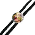 thumbnail image 2 of A Yawn is a Silent Scream for Coffee Funny Humor Western Southwest Cowboy Necktie Bow Bolo Tie, 2 of 4