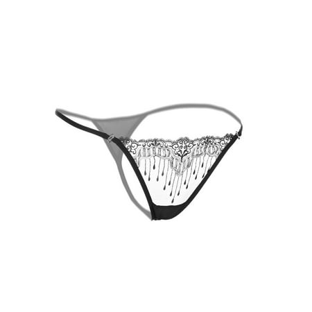 

Qcmgmg Women s Soft Sexy G-strings Underwear Stretch Panties Breathable Low Rise Thong Sexy G-string Free Size