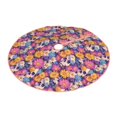 thumbnail image 2 of Balery Skull daisy flower Printed Christmas Tree Skirt , Merry Christmas Party Christmas Tree Decoration,Adjustable Tree Skirt-48", 2 of 8