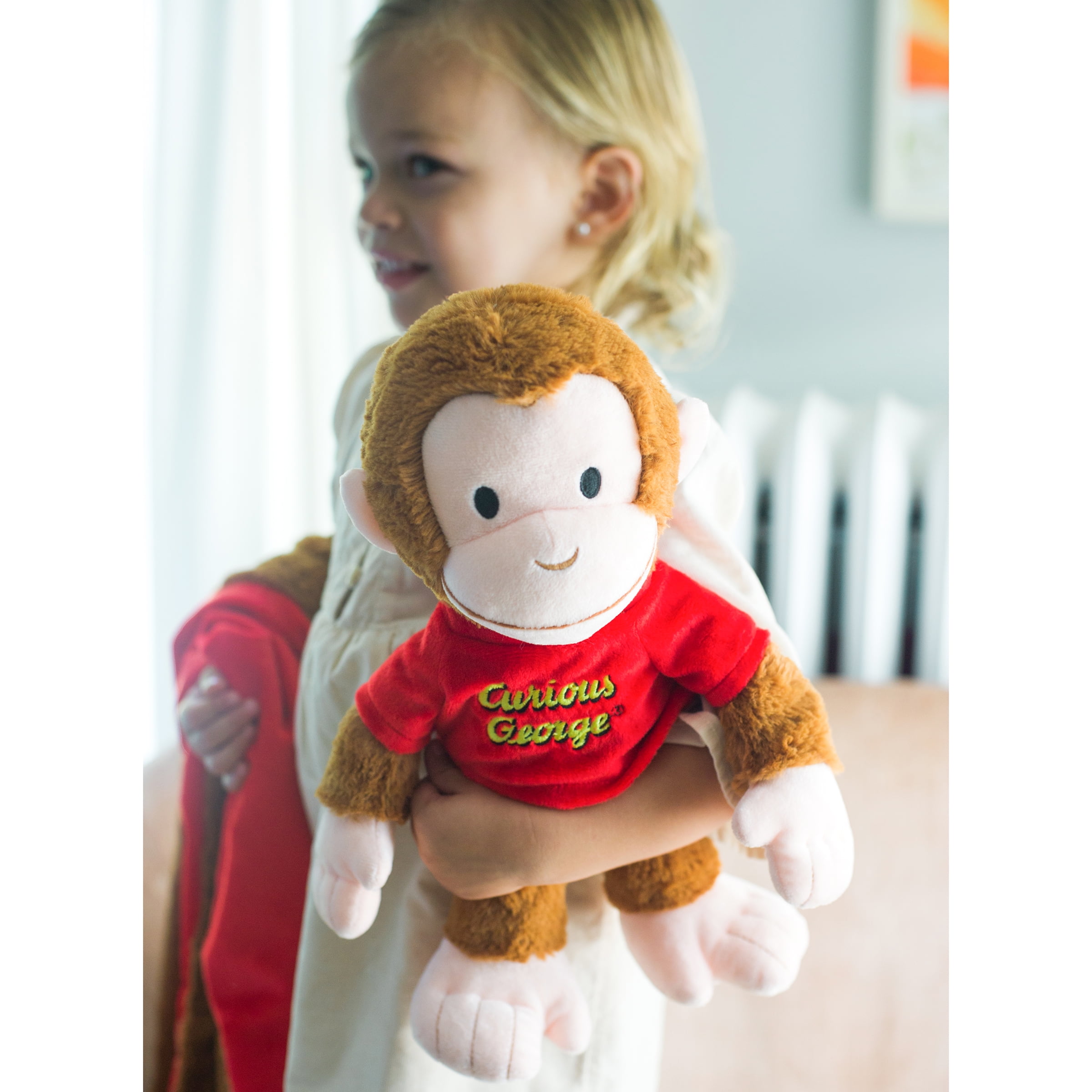 Talking curious george stuffed animal online