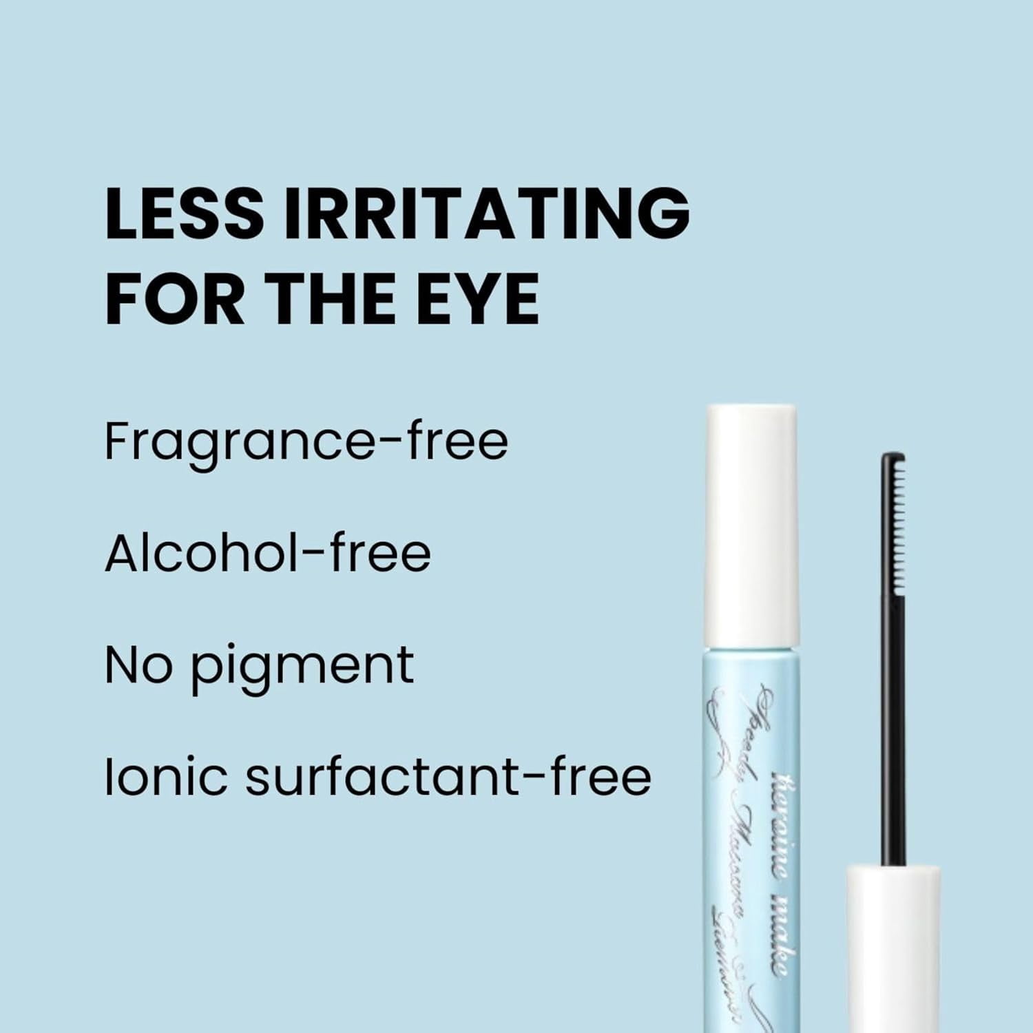 Heroine Make Long UP Mascara Super WP #01 Black and Speedy Mascara Remover Set (Japan Version)