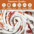 thumbnail image 5 of Fall Thanksgiving Blankets,Football with Maple Leaves Farmhouse Blanket Throw,Thanksgiving Fall Flannel Fleece Throw Blanket for Home Living Room Couch Bed Chair or Dorm Decor 60"x50", 5 of 5