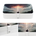 thumbnail image 4 of Independence Day Portable PU Leather Earring Organizer with Removable Compartment and Necklace Holder – Jewelry Stand Included, 4 of 6
