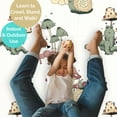 thumbnail image 4 of JumpOff Jo Large Foldable Kids Foam Play Mat, Padded Baby Floor Mat, 70 x 59 in - Mushroom Garden, 4 of 8