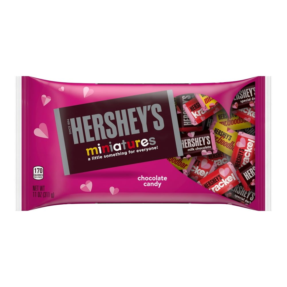 HERSHEY'S, Miniatures Chocolate Assortment Candy, Valentine's Day, 11