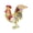 Red, variant on Sturdy Metal Rooster Shaped Keepsakes Box Small Antique Styles Container Designed For Storing Valuables In An Elegant Way