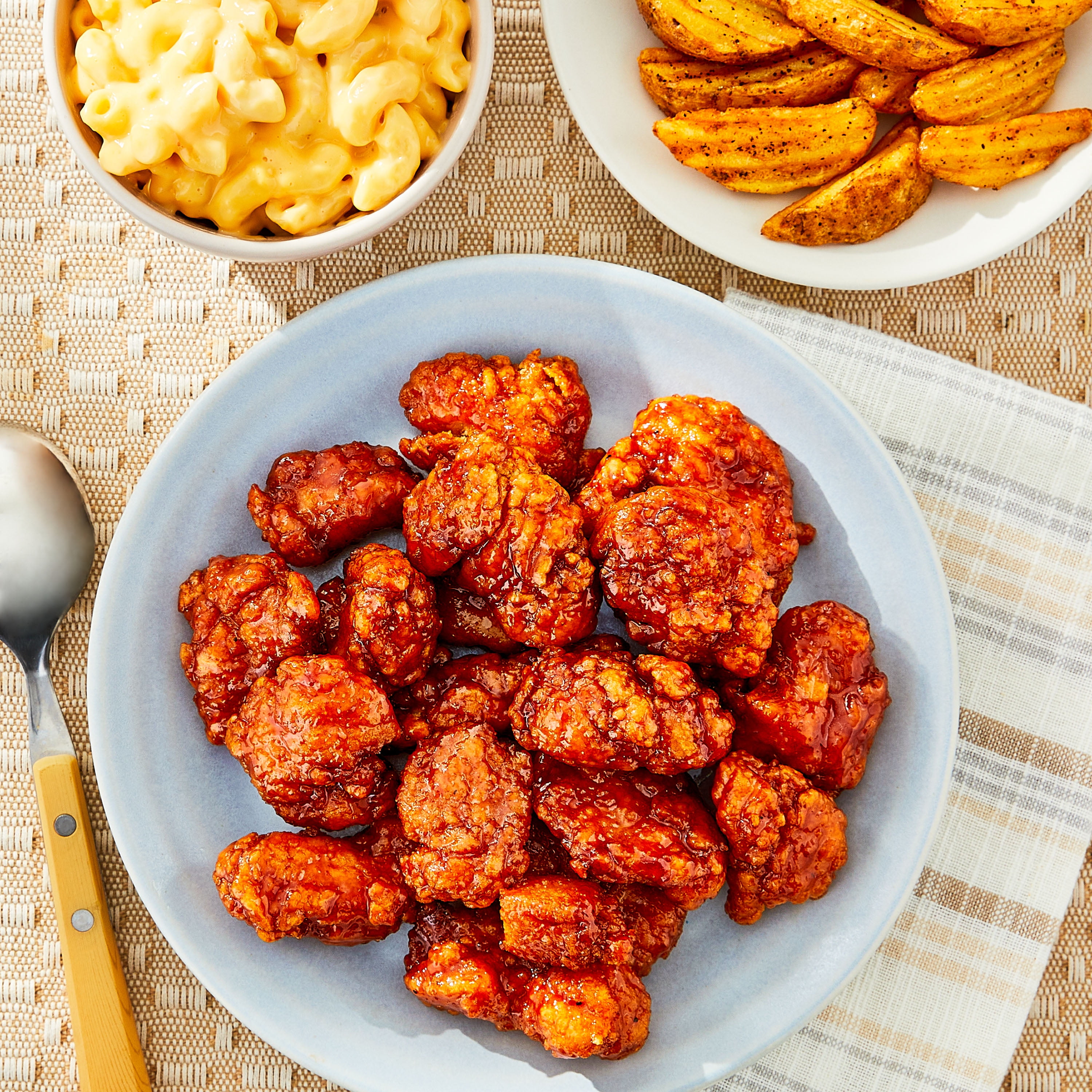 Freshness Guaranteed Hot and Ready-to-Eat Breaded Barbeque Boneless Chicken Wings, 16 Count