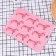 thumbnail image 2 of Molde de silicona para cubitos de hielo con forma de perro, color rosa, 2 of 7